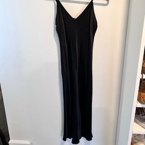 Aritzia black Wilfred slip dress size xs